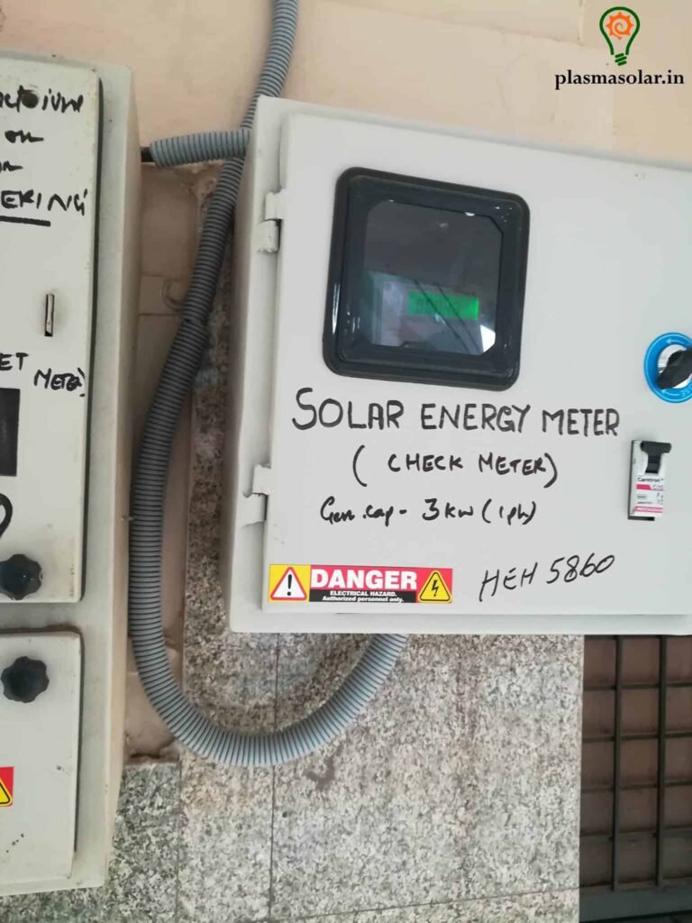 solar power electric meter