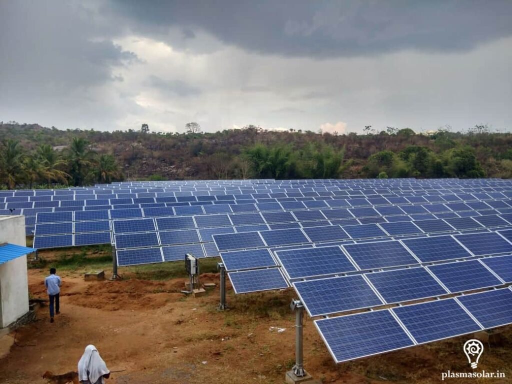 solar power plant for industry