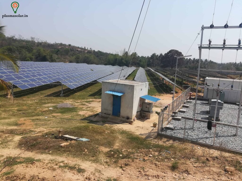 solar power plant installation